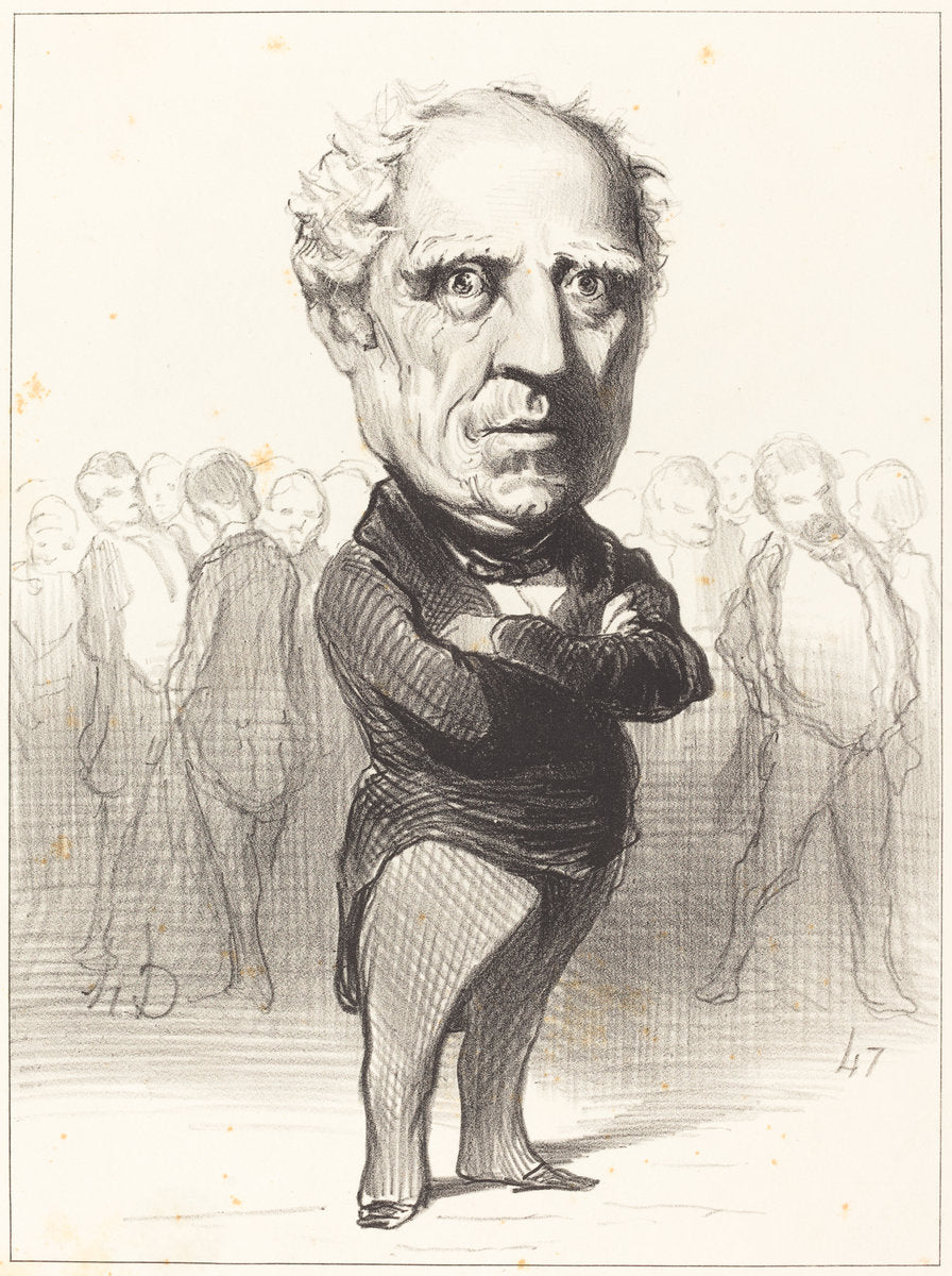 Maréchal Bugeaud by Honoré Daumier (French, 1808 - 1879), 16X12"(A3)Poster Print