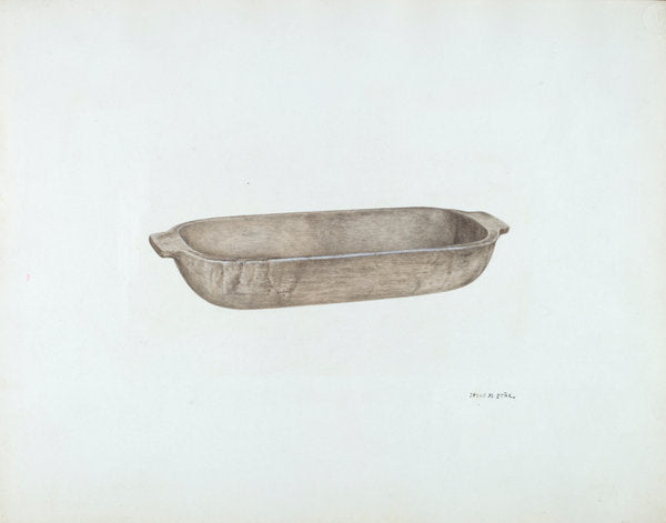 Dough Bowl by Jesus Pena (American, active c. 1935), 16X12"(A3)Poster Print