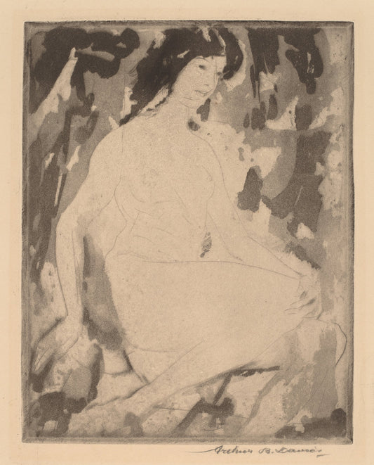 Iris by Arthur B. Davies (American, 1862 - 1928), 16X12"(A3)Poster Print