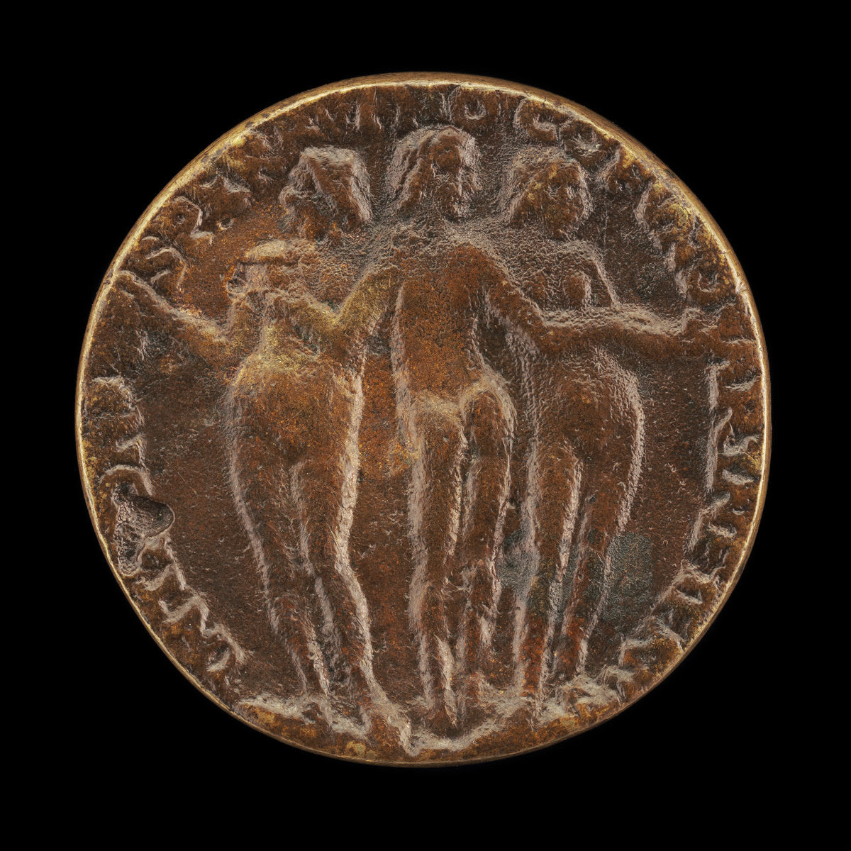The Three Graces [reverse] by Niccolò Fiorentino (Florentine, 1430 - 1514), 16X12"(A3)Poster Print