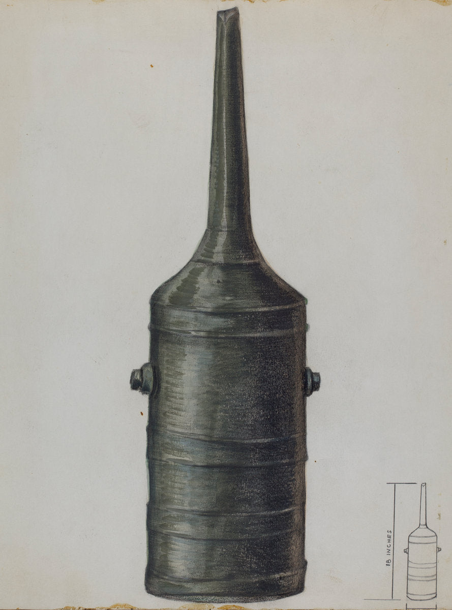 Sausage Stuffer by Raymond Manupelli (American, active c. 1935), 16X12"(A3)Poster Print