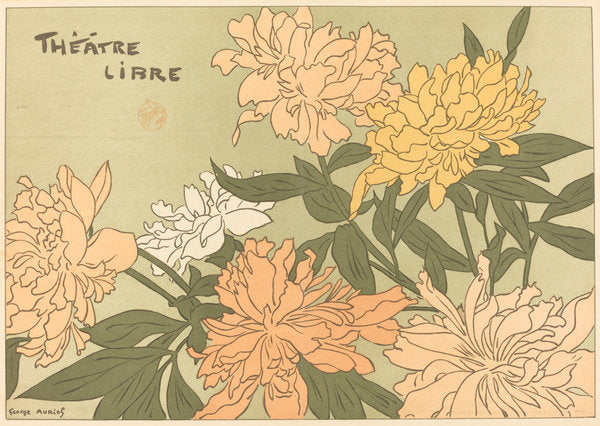 Ménages d'artistes; Le Maître by George Auriol (French, 1863 - 1938), 16X12"(A3)Poster Print