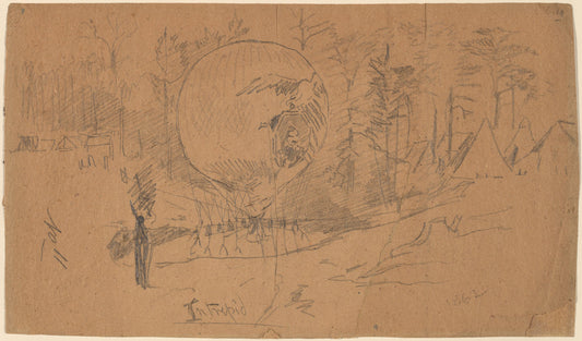 Intrepid [recto] by Winslow Homer (American, 1836 - 1910), 16X12"(A3)Poster Print