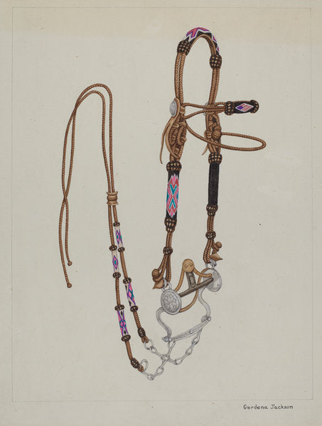Bridle by Gordena Jackson (American, 1900 - 1993), 16X12"(A3)Poster Print