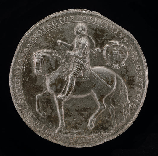 The Second Great Seal of England, Under the Commonwealth by Thomas Simon (English, 1618 - 1665), 16X12"(A3)Poster Print