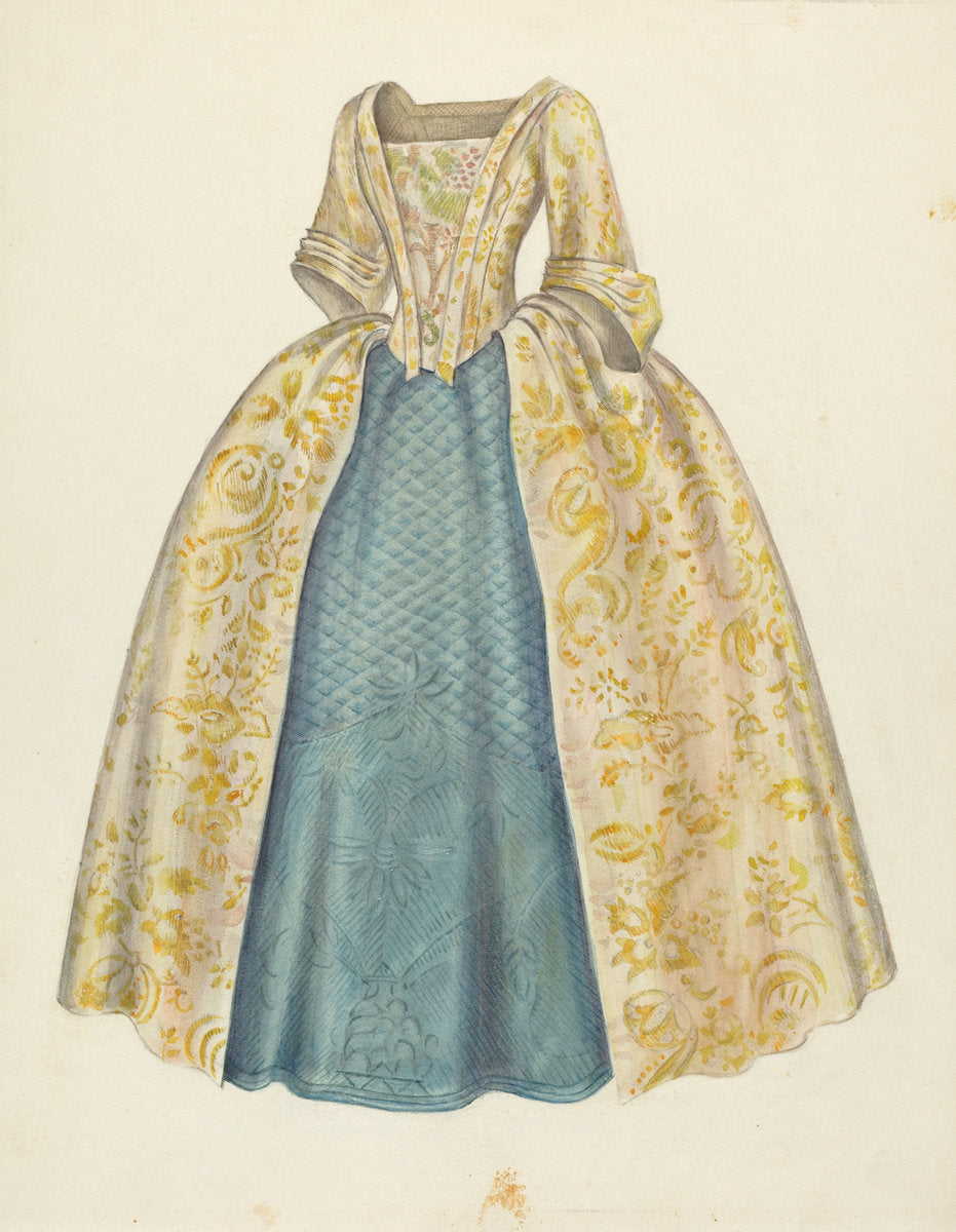 1935/1942 by American 20th Century (Dress), 16X12"(A3)Poster Print