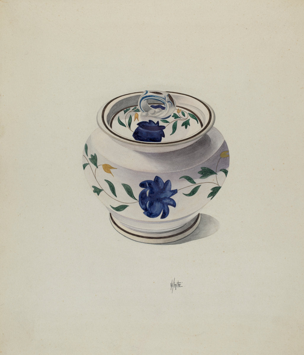 Sugar Bowl by Edward White (American, active c. 1935), 16X12"(A3)Poster Print