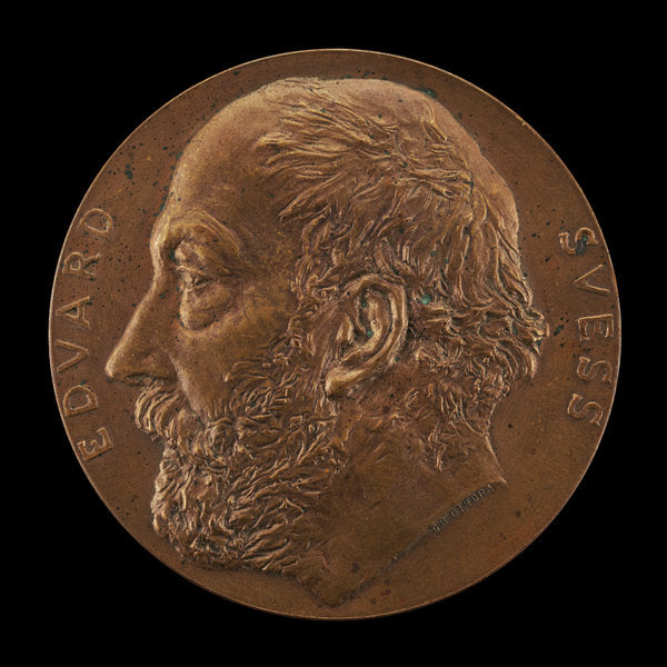 Eduard Suess, 1831-1914, Geologist [obverse] by Karl Gindra (Austrian, active late 19th century), 16X12"(A3)Poster Print