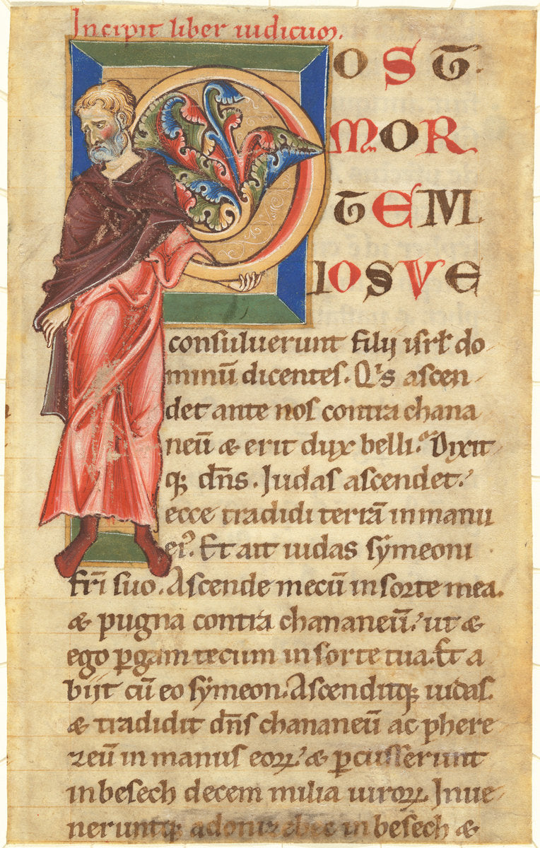 1210/1220 by German 13th Century (The Judge Judah (?)), 16X12"(A3)Poster Print