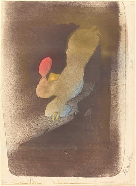 Miss Loïe Fuller by Henri de Toulouse-Lautrec (French, 1864 - 1901), 16X12"(A3)Poster Print