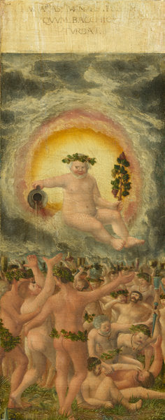 c. 1535 by Workshop of Albrecht Altdorfer (The Rule of Bacchus [left panel]), 16X12"(A3)Poster Print