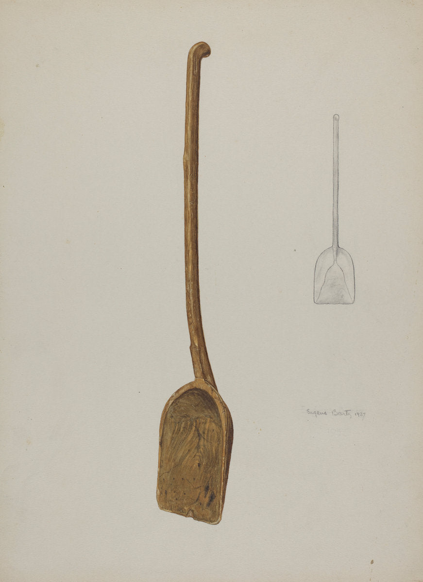 Grain Shovel by Eugene Bartz (American, active c. 1935), 16X12"(A3)Poster Print