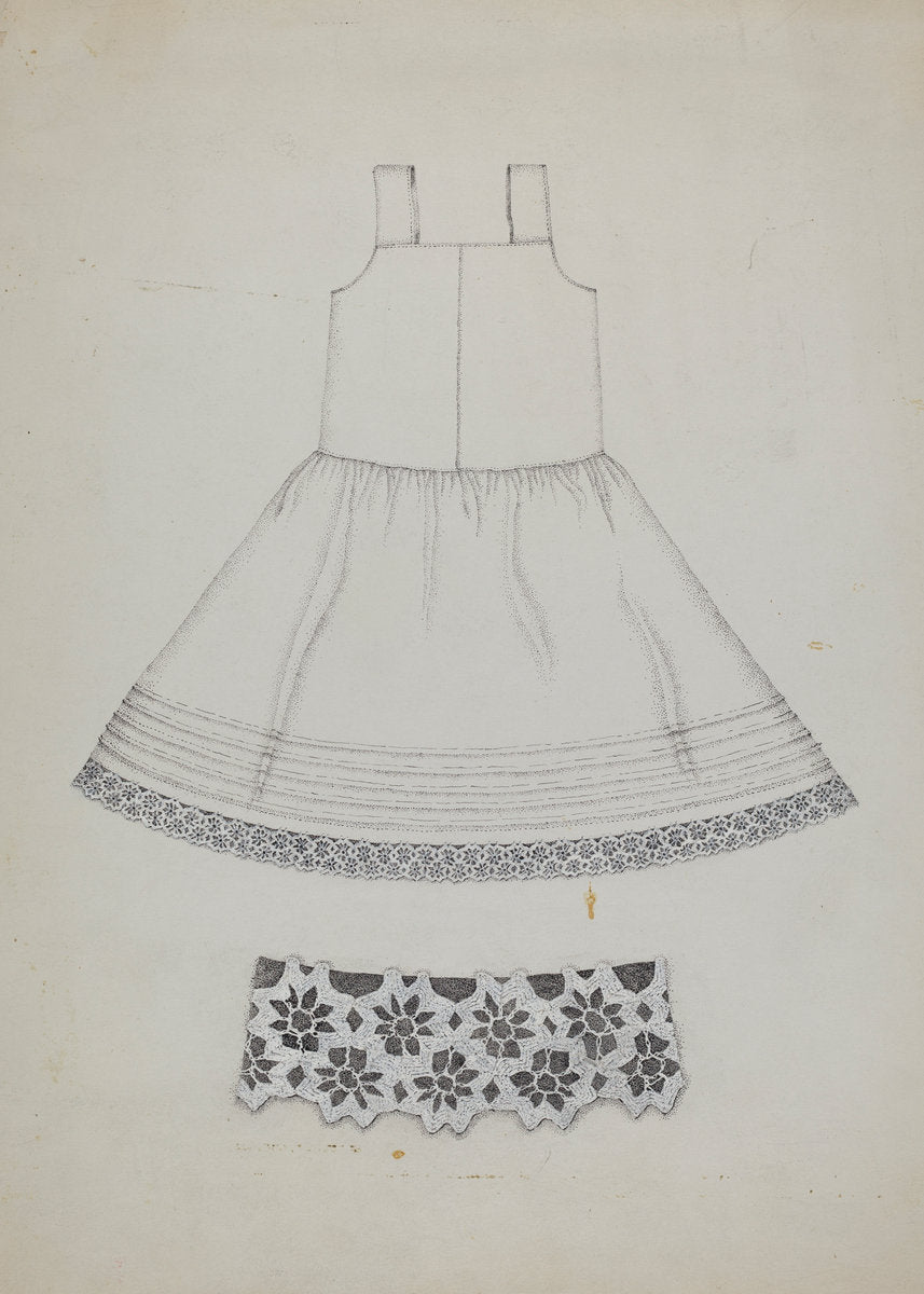 Doll's Cotton Petticoat by Evelyn Bailey (American, active c. 1935), 16X12"(A3)Poster Print