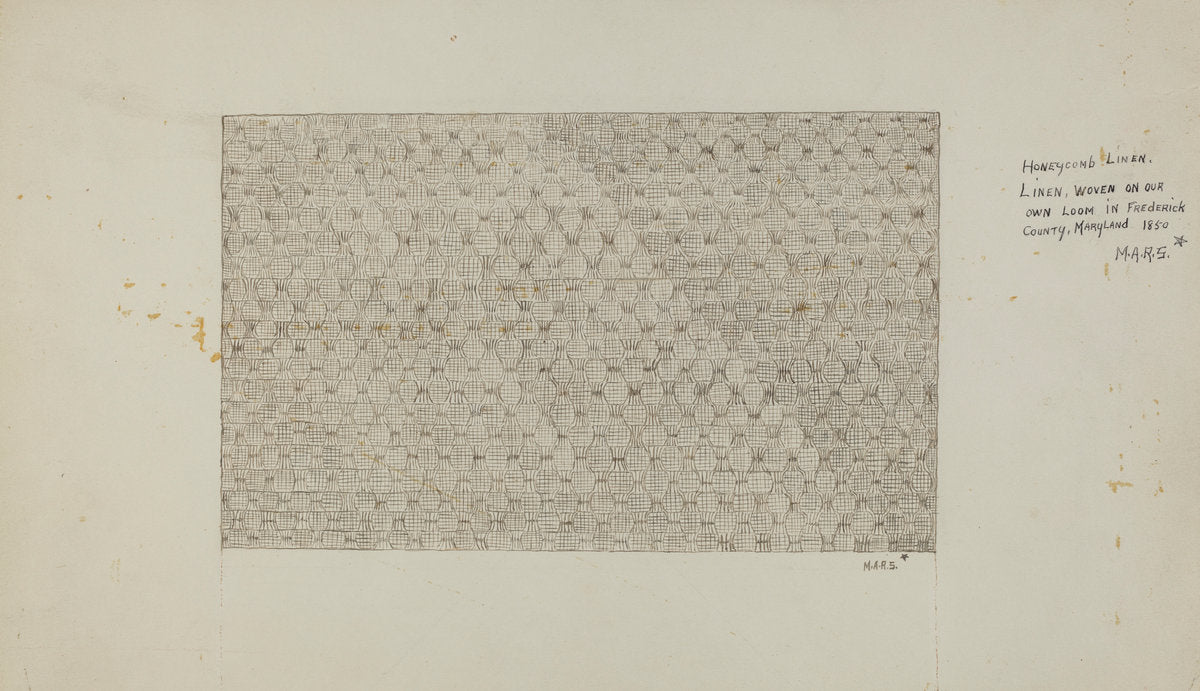Coverlet by Margaret Stottlemeyer (American, active c. 1935), 16X12"(A3)Poster Print