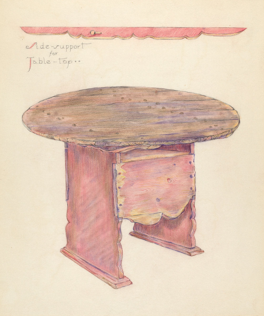 c. 1953 by American 20th Century (Table), 16X12"(A3)Poster Print