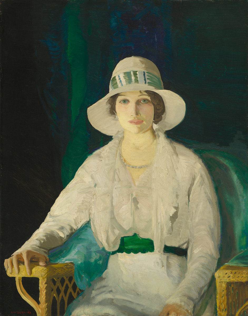Florence Sittenham Davey (Mrs. Randall Davey) by George Bellows (American, 1882 - 1925), 16X12"(A3)Poster Print