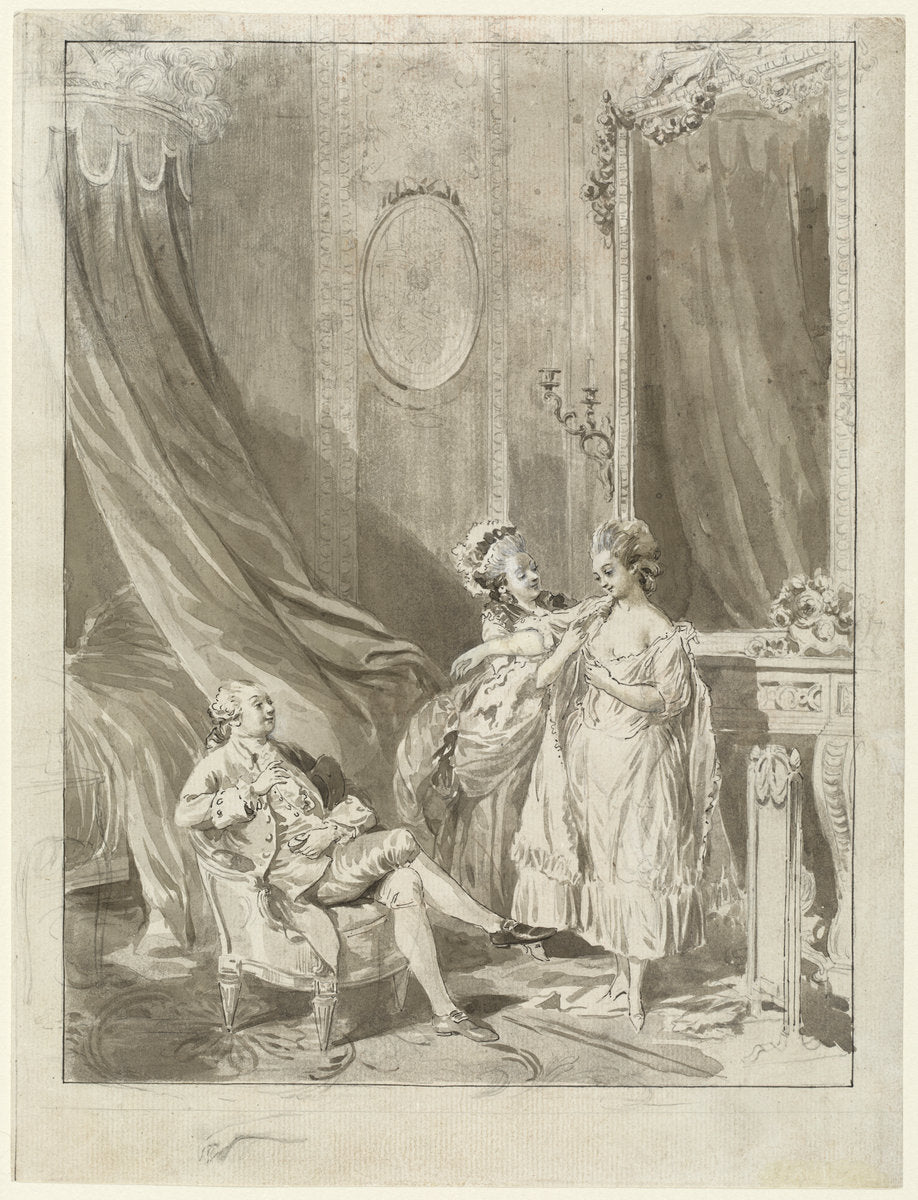 Early Morning by Sigmund Freudenberger (Swiss, 1745 - 1801), 16X12"(A3)Poster Print