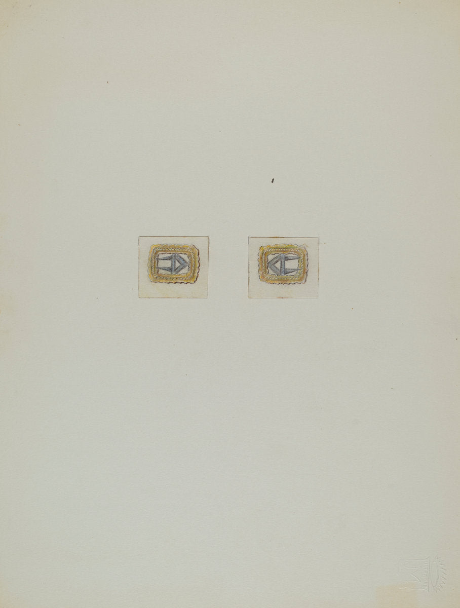 Gentleman's Stock Buckles by Charles Criswell (American, active c. 1935), 16X12"(A3)Poster Print