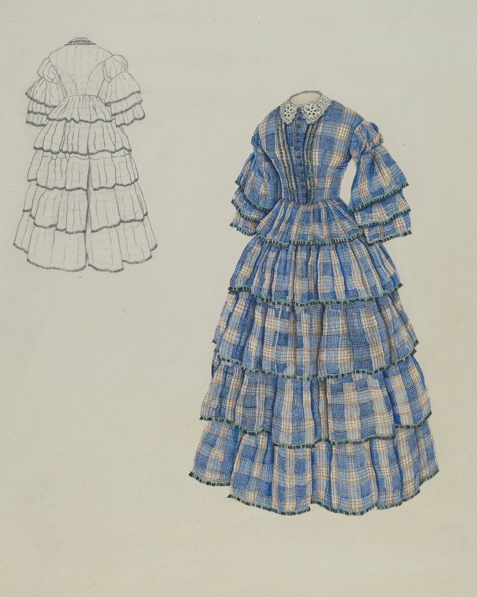 Afternoon Dress by Ray Price (American, active c. 1935), 16X12"(A3)Poster Print