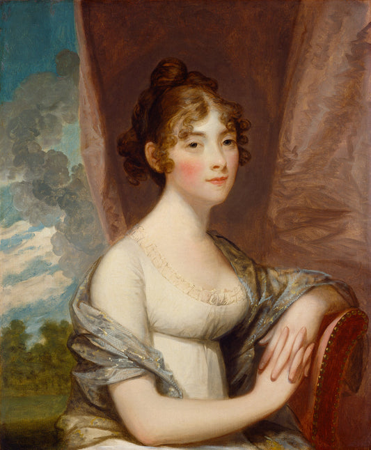 Ann Barry by Gilbert Stuart (American, 1755 - 1828), 16X12"(A3)Poster Print