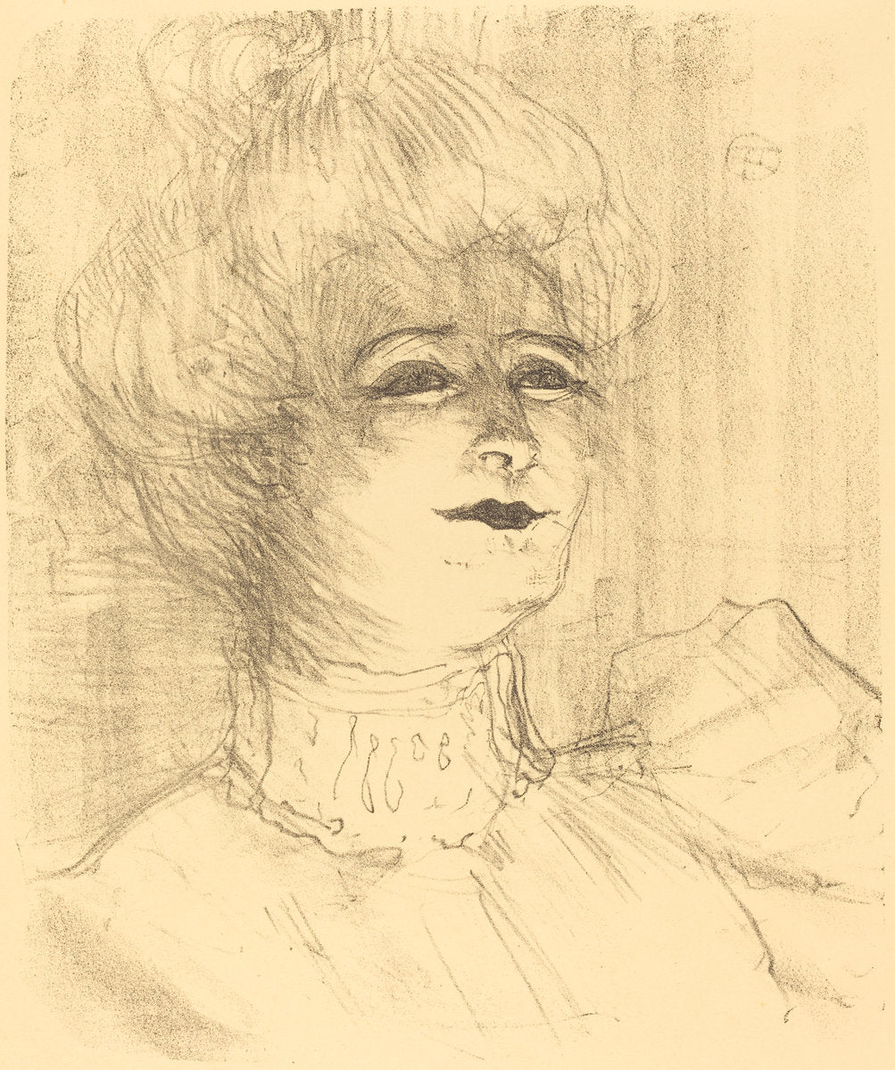 Jeanne Hading by Henri de Toulouse-Lautrec (French, 1864 - 1901), 16X12"(A3)Poster Print