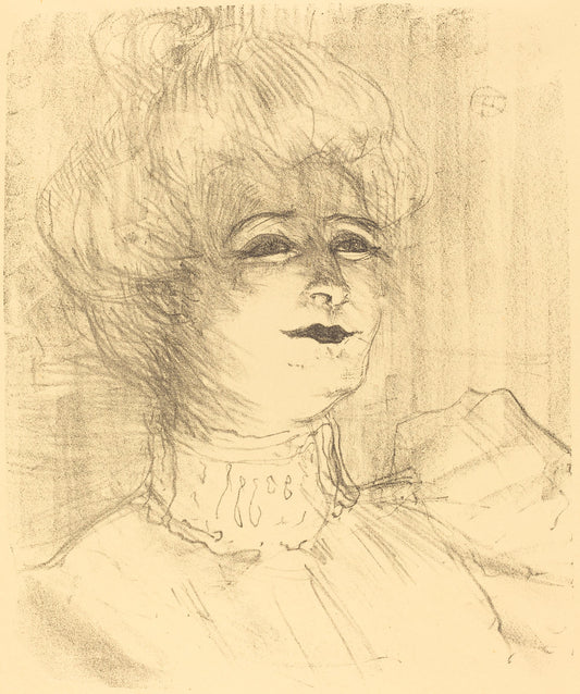 Jeanne Hading by Henri de Toulouse-Lautrec (French, 1864 - 1901), 16X12"(A3)Poster Print