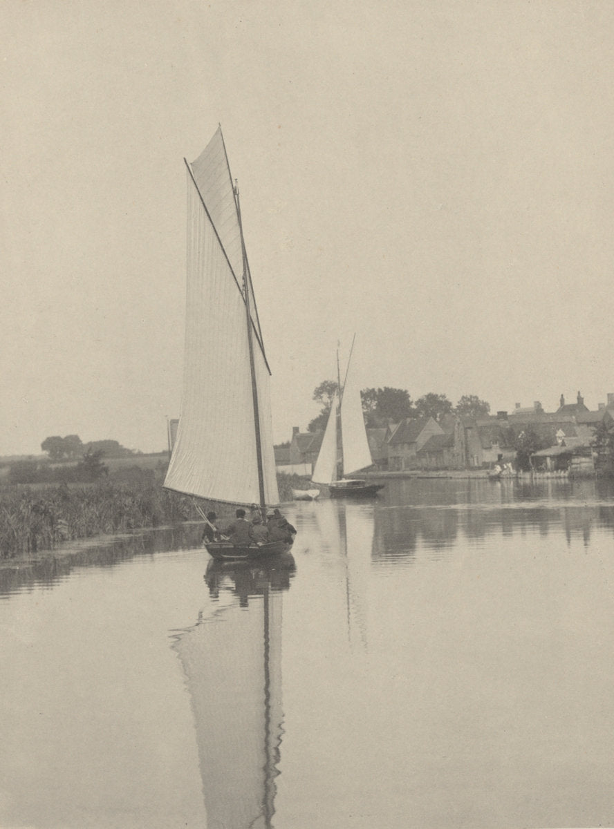 The Village of Horning by Peter Henry Emerson (British, born Cuba, 1856 - 1936), 16X12"(A3)Poster Print