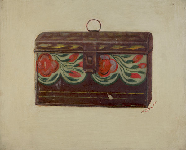 Box with Lid by Max Soltmann (American, active c. 1935), 16X12"(A3)Poster Print