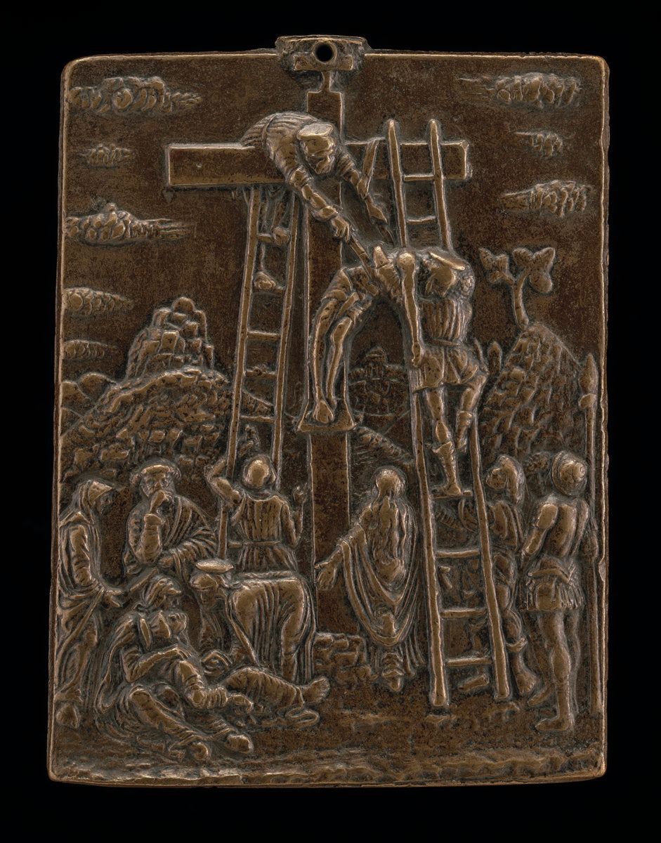 late 15th - early 16th century by North Italian 15th or 16th Century (Christ Taken Down from the Cross), 16X12"(A3)Poster Print