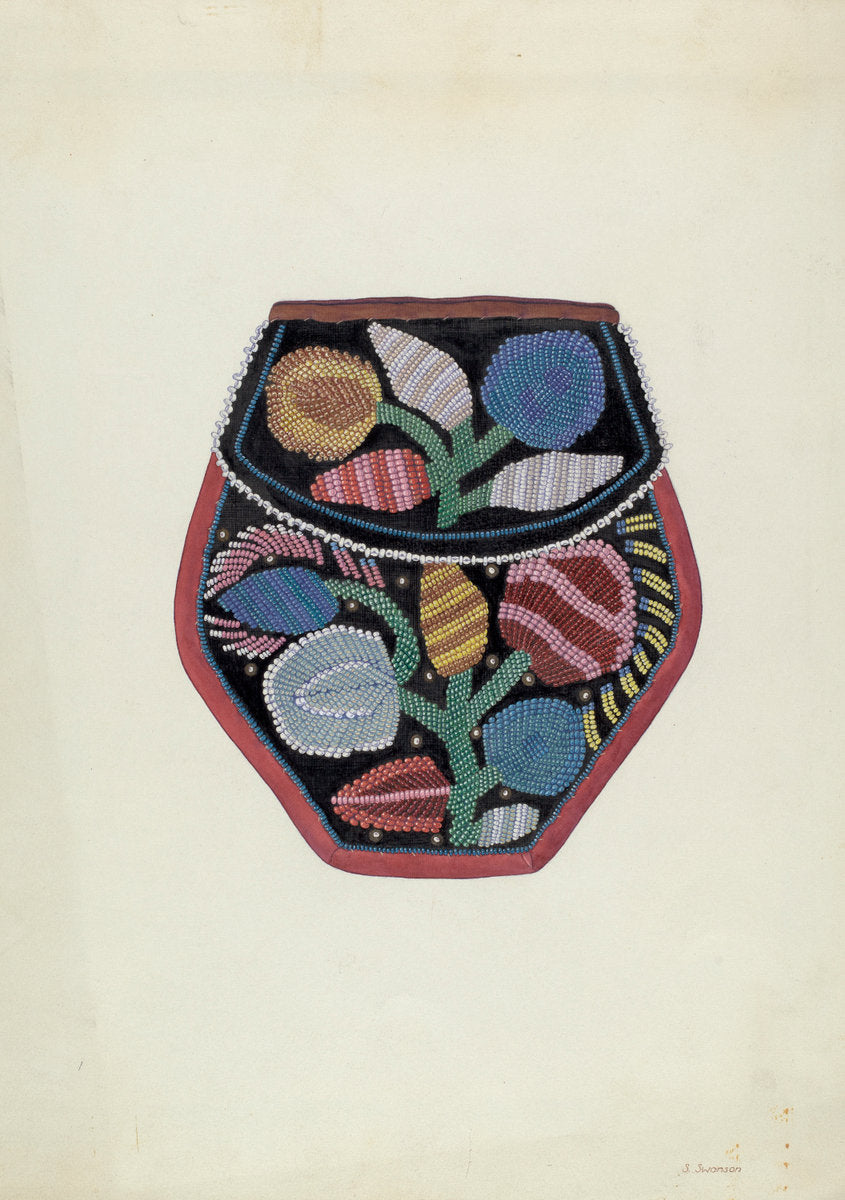 Purse by Syrena Swanson (American, active c. 1935), 16X12"(A3)Poster Print