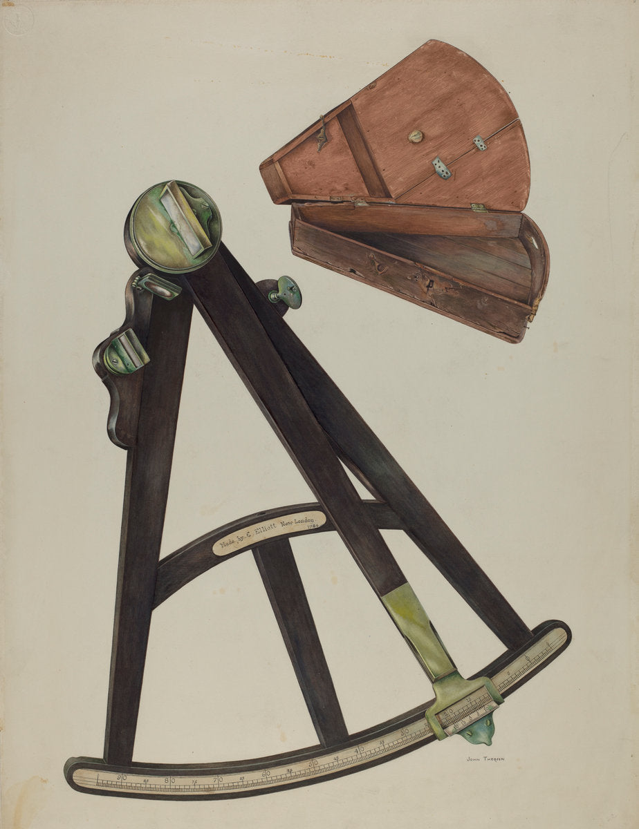 Octant by John Thorsen (American, active c. 1935), 16X12"(A3)Poster Print