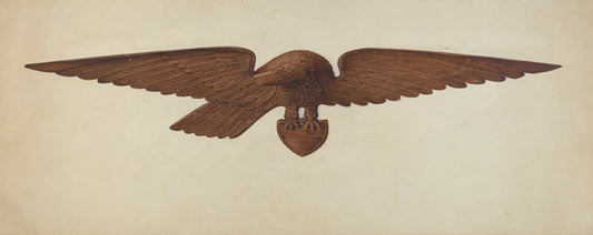 Eagle by Robert Galvin and Malcolm Hackney (American, active c. 1935), 16X12"(A3)Poster Print