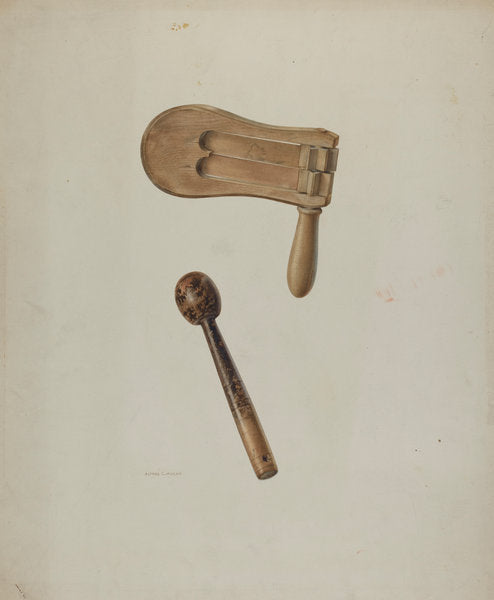 Policeman's Rattle by Alfred Koehn (American, active c. 1935), 16X12"(A3)Poster Print