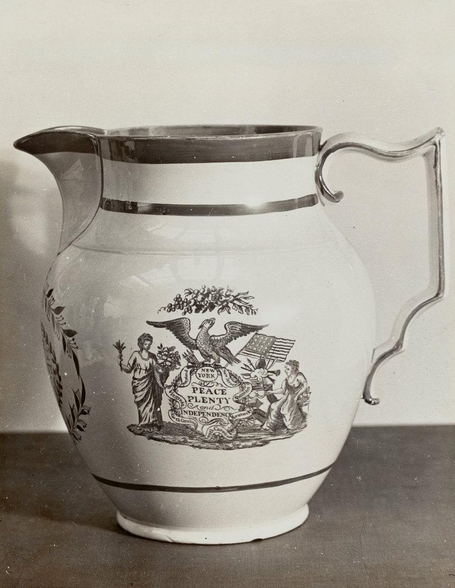 Jug - "Peace and Prosperity" by Helmut Hiatt (American, active c. 1935), 16X12"(A3)Poster Print
