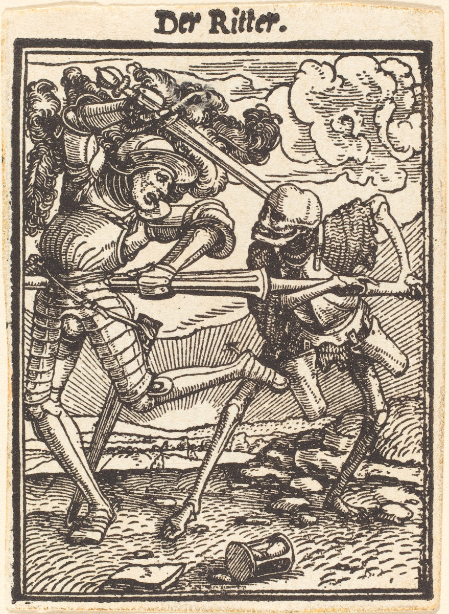 Knight by Hans Holbein the Younger (German, 1497/1498 - 1543), 16X12"(A3)Poster Print