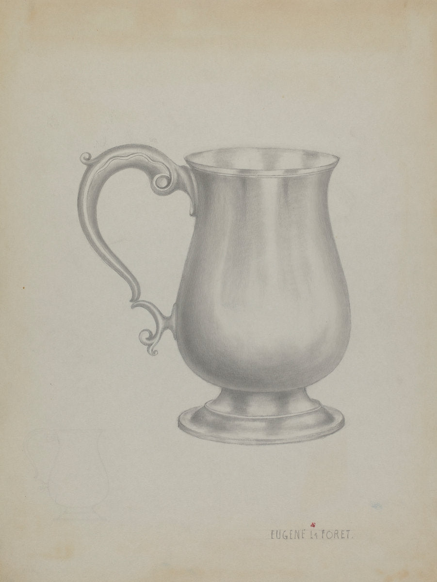 Silver Mug by Eugene La Foret (American, active c. 1935), 16X12"(A3)Poster Print