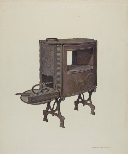 Tailor's Stove by John Bodine (American, active c. 1935), 16X12"(A3)Poster Print