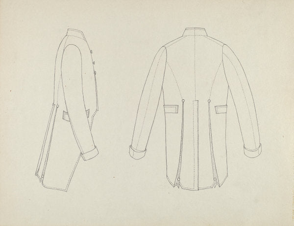 Boy's Cutaway Jacket by Dorothea Mierisch (American, active c. 1935), 16X12"(A3)Poster Print