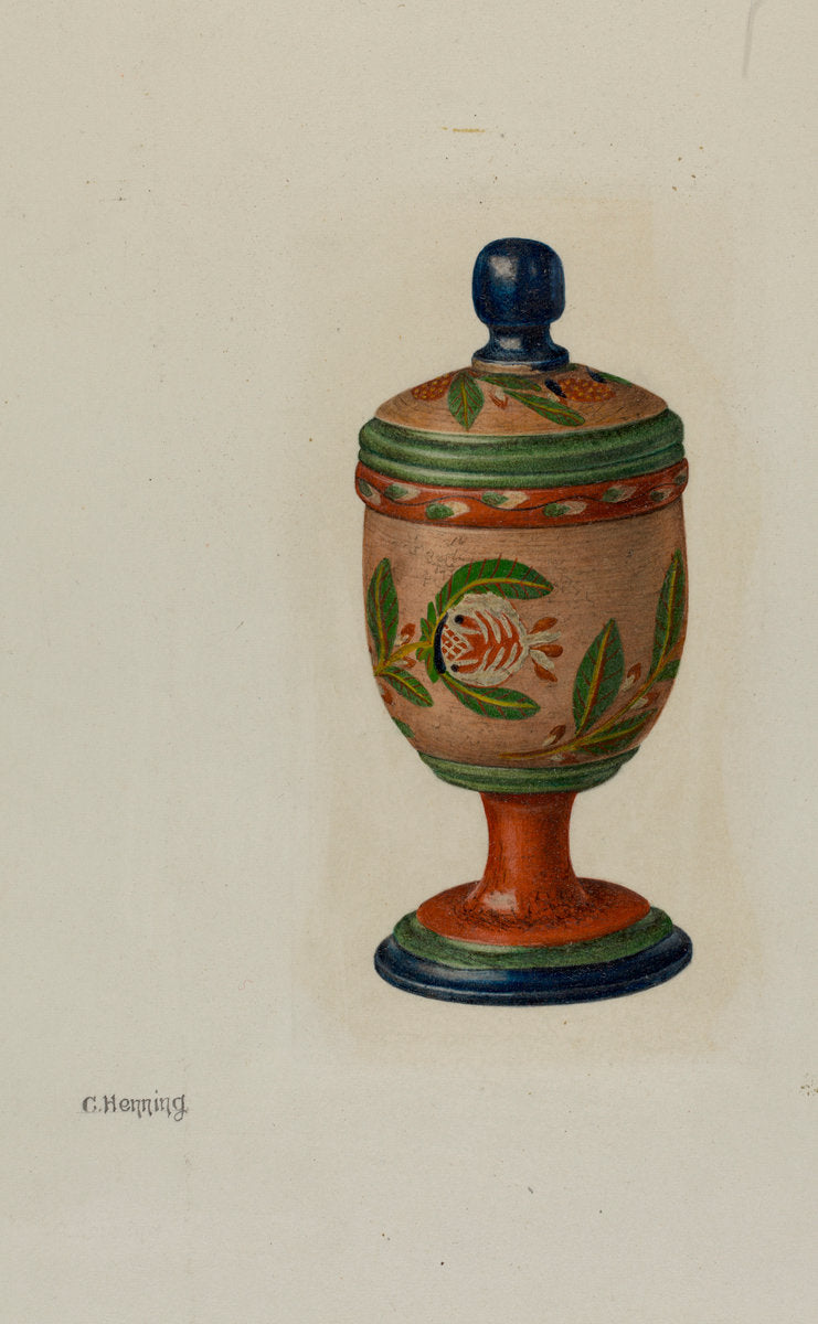 Saffron Box by Charles Henning (American, active c. 1935), 16X12"(A3)Poster Print
