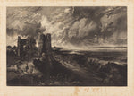 Hadleigh Castle (Small Plate) by David Lucas after John Constable (British, 1802 - 1881), 16X12"(A3)Poster Print