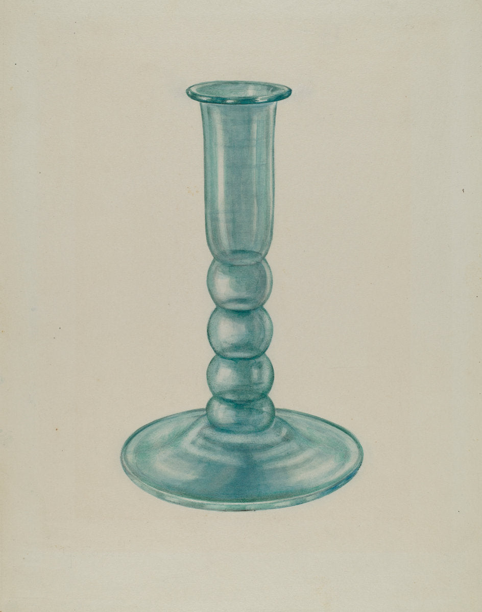 c. 1940 by American 20th Century (Candlestick), 16X12"(A3)Poster Print