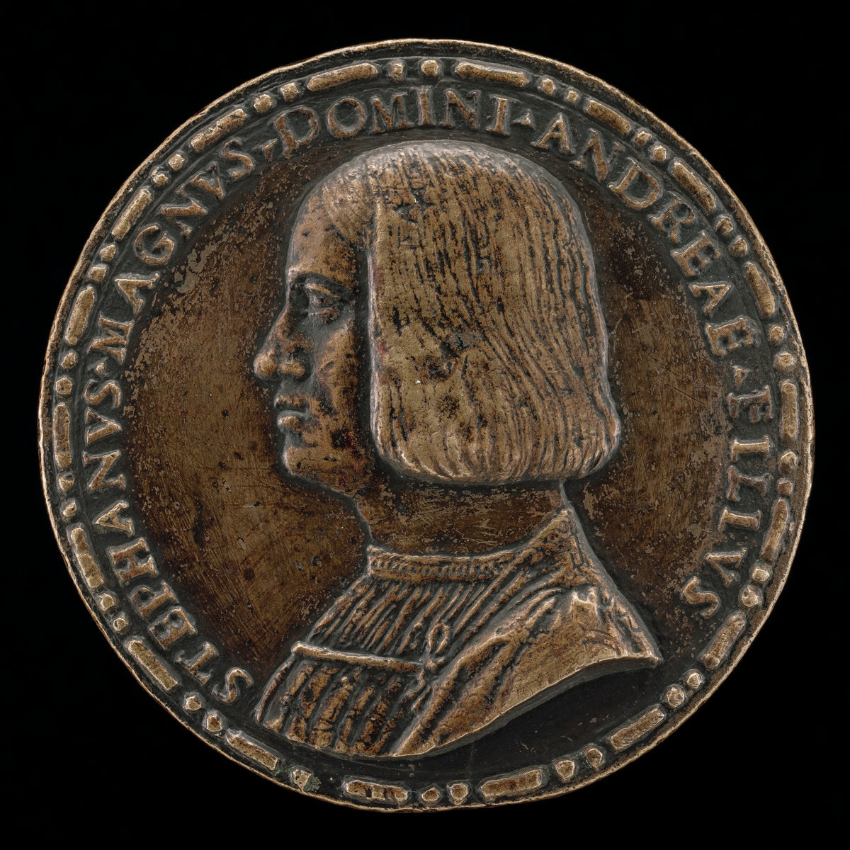 Stefano di Andrea Magno, c. 1500-1572 [obverse] by Giovanni Maria Pomedelli (Italian, 1478/1479 - 1537), 16X12"(A3)Poster Print