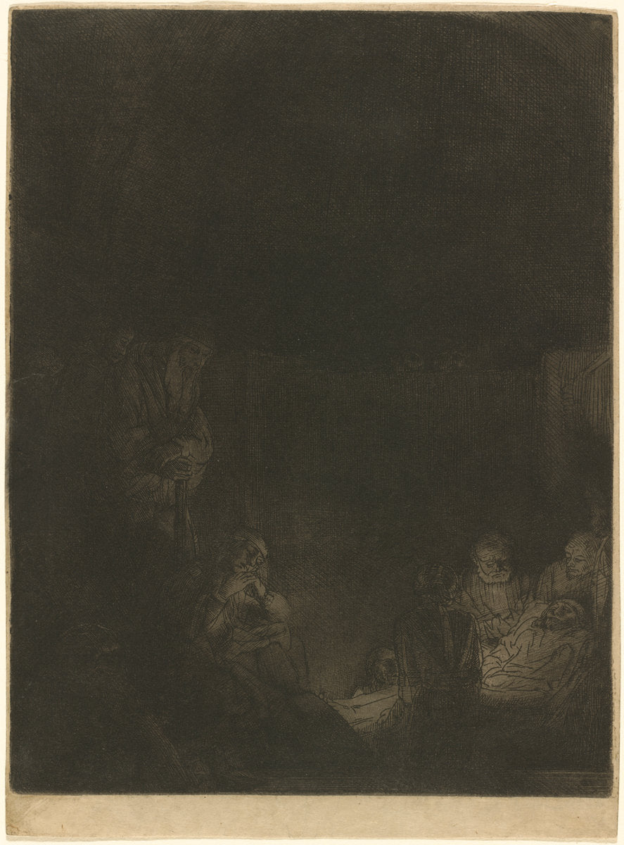 The Entombment by Rembrandt van Rijn (Dutch, 1606 - 1669), 16X12"(A3)Poster Print