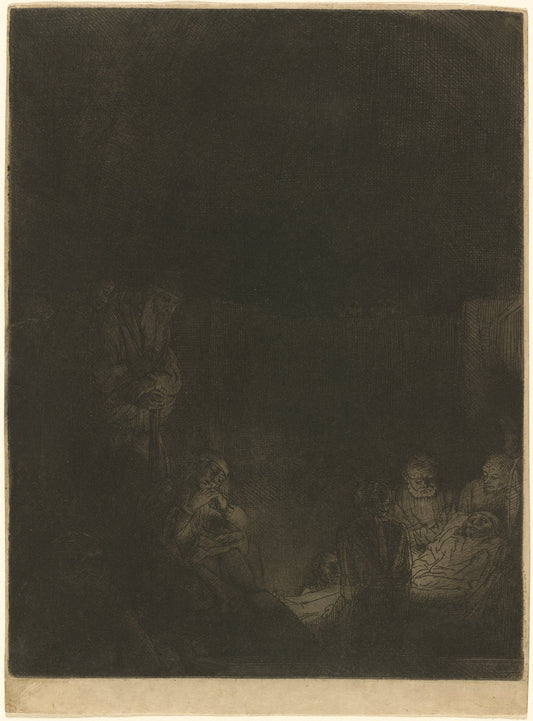 The Entombment by Rembrandt van Rijn (Dutch, 1606 - 1669), 16X12"(A3)Poster Print