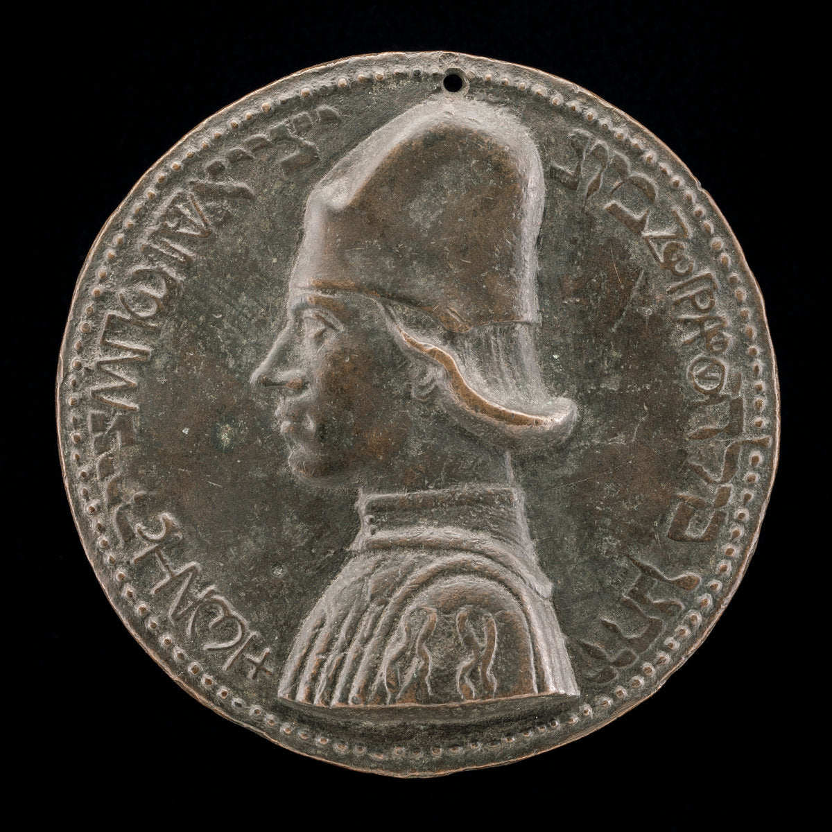 Self-Portrait [obverse] by Giovanni Boldù (Italian, active c. 1454 - before 1477), 16X12"(A3)Poster Print
