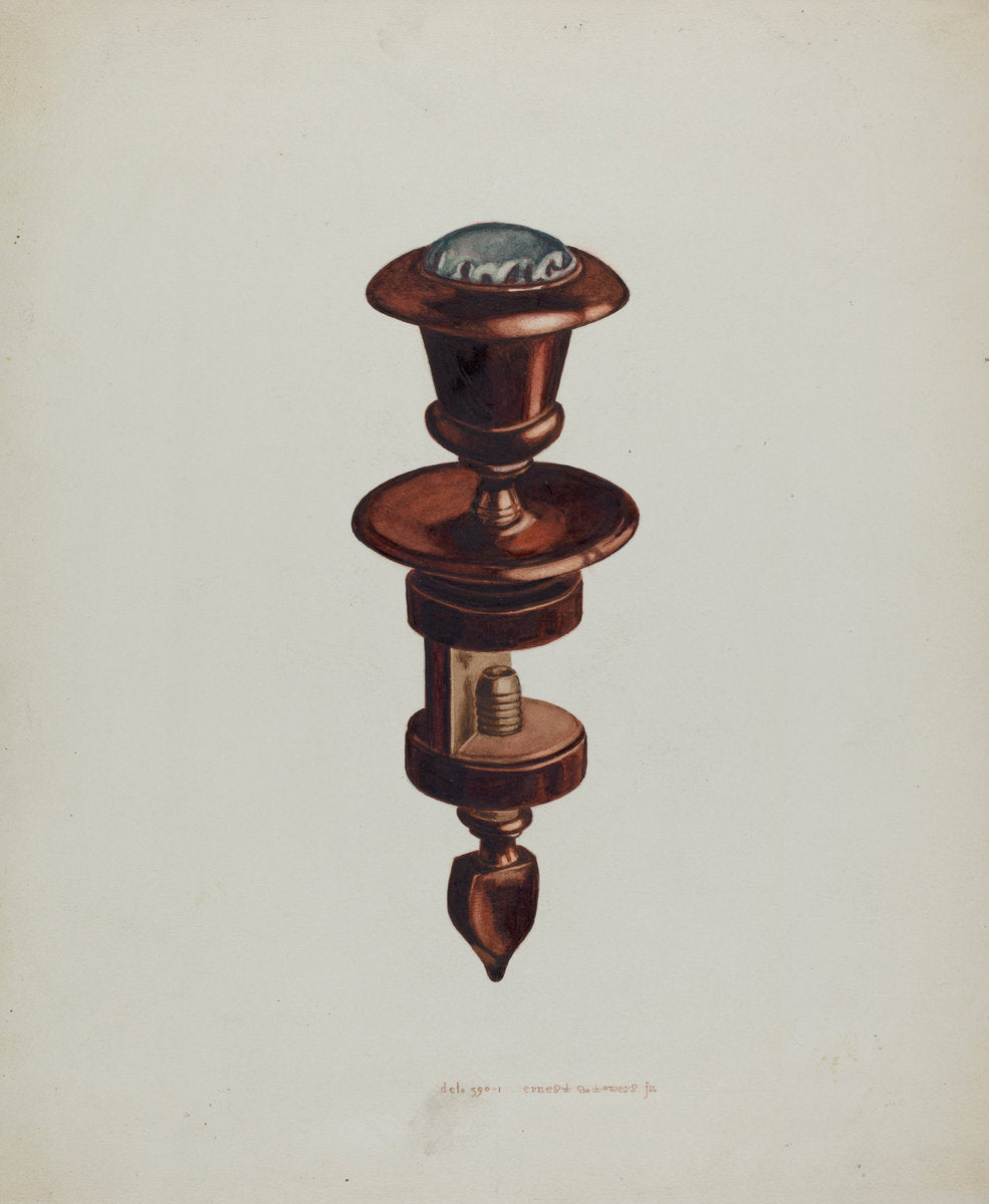 Sewing Holder by Ernest A. Towers, Jr. (American, active c. 1935), 16X12"(A3)Poster Print
