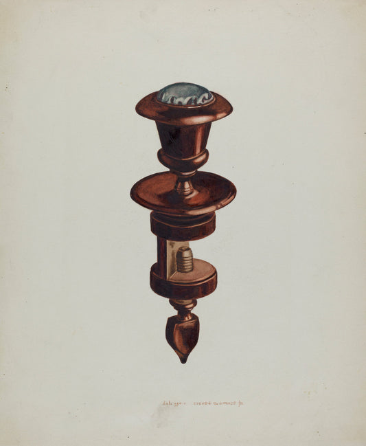 Sewing Holder by Ernest A. Towers, Jr. (American, active c. 1935), 16X12"(A3)Poster Print