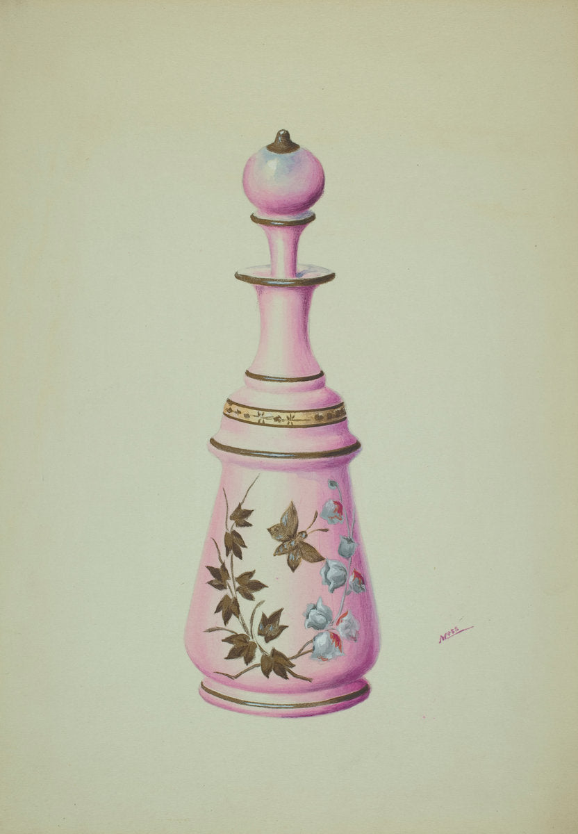 Toilet Bottle by Charles Moss (American, active c. 1935), 16X12"(A3)Poster Print
