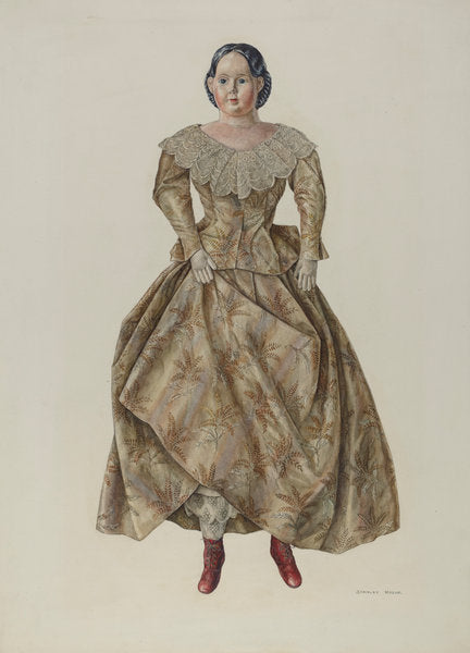 Doll (Greiner Patented Head) by Stanley Mazur (American, active c. 1935), 16X12"(A3)Poster Print