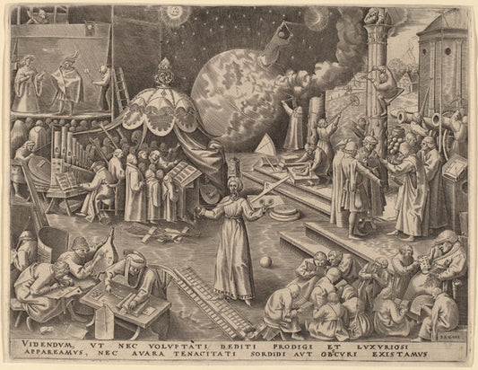 Temperance by Attributed to Philip Galle after Pieter Bruegel the Elder (Flemish, 1537 - 1612), 16X12"(A3)Poster Print